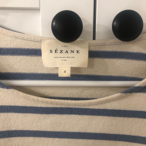 Sezane Colette Mariniere in Vintage Blue S - Picture 4 of 10
